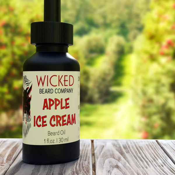 Wicked Beard Company Beard Oil Apple Ice Cream Beard Oil